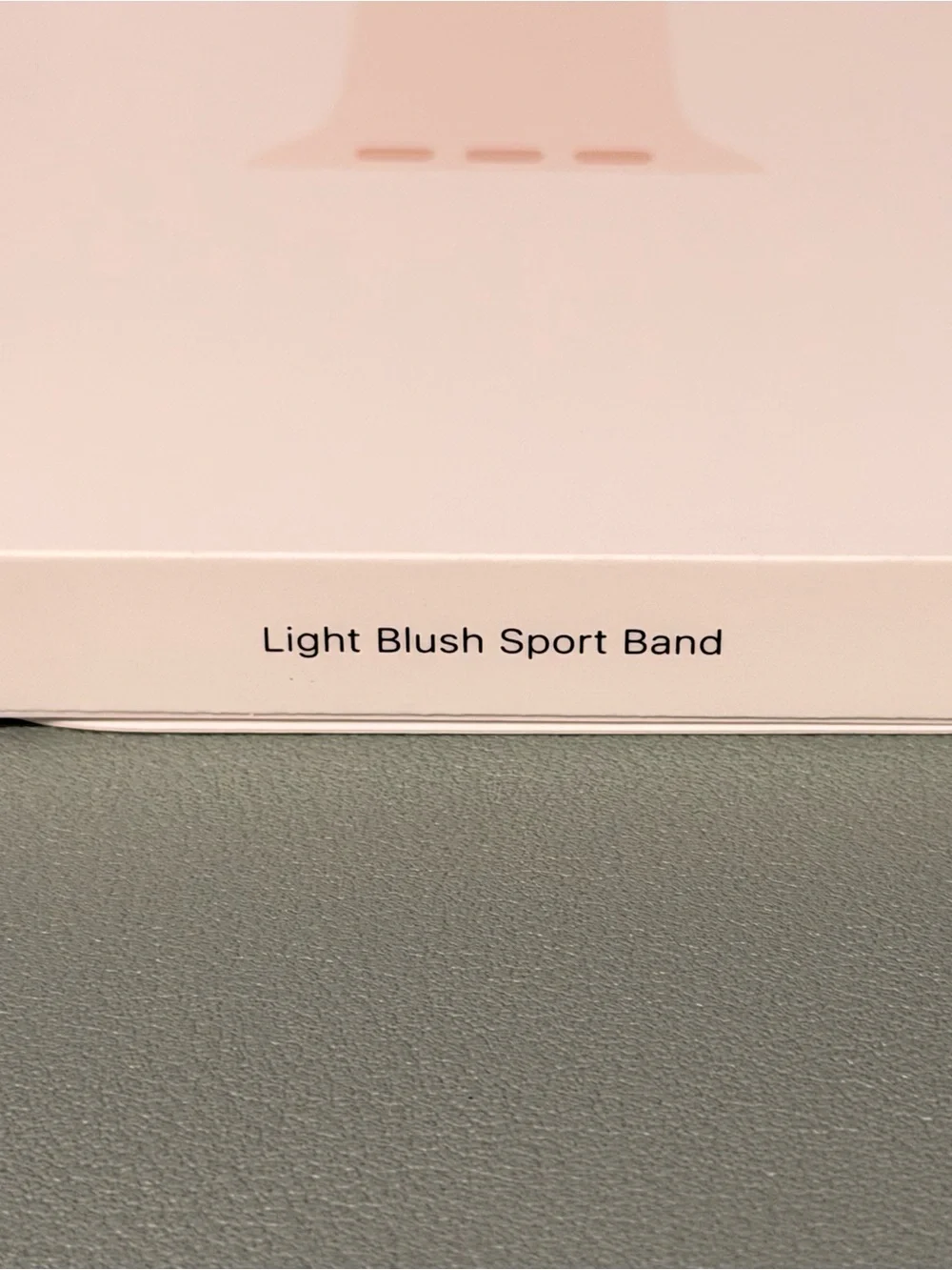 New Apple Light Blush Silicone Apple Watch Band 46mm M/L
